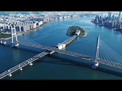 Khám phá chi tiết siêu dự án Thâm Quyến - Trung Sơn Kỹ thuật hầm dốc và đảo nhân tạo.