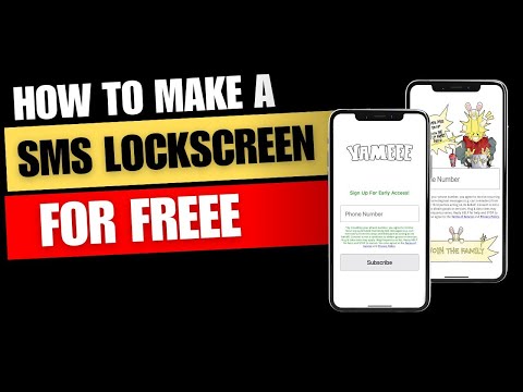 How To Make A Viral SMS LOCK SCREEN For FREEE W/ Postscripts