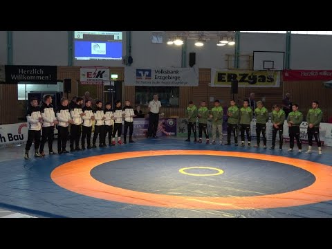 Wrestling / Ringen Landesliga Sachsen, FC Erzgebirge Aue II - RSV Rotation Greiz II, Eröffnung, 2022