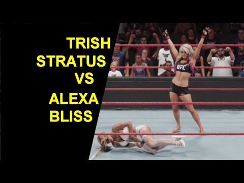 WWE 2K19 Trish Stratus vs Alexa Bliss - Knockout Match