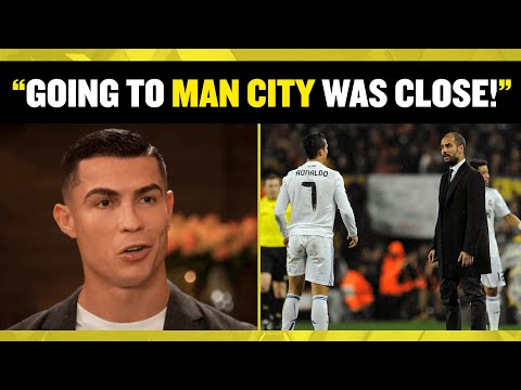 Cristiano Ronaldo reveals how close he was to signing for Pep Guardiola's Manchester City 🔥