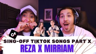 Download lagu SING-OFF TIKTOK SONGS PART X (Left And Right, Tak Ingin Usai) vs Mirriam Eka | REACTION 🥰😍 mp3