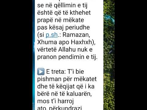 📍 Kushtet e pendimit