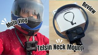 Telsin Magnetic Neck Holder Mount - Unboxing & Review | Best Moto Vlog Gadget? | AGIF Sale 2025