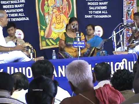Bangalore Jayashree Iyer Maiden program at Thiruvaiyaru.MPG