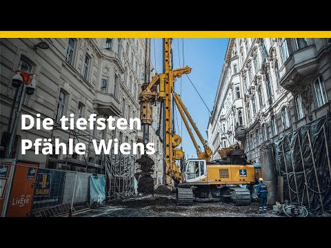 BAUER Spezialtiefbau GmbH – U2xU5 | Die tiefsten Pfähle Wiens