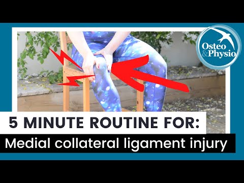 Our full 5 minute guided routine for MEDIAL COLLATERAL LIGAMENT INJURY!