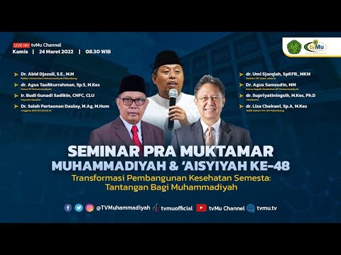 Seminar Pra-Muktamar Muhammadiyah, Rektor UM Palembang Ingatkan Soal Kemajuan Teknologi di Bidang Kesehatan