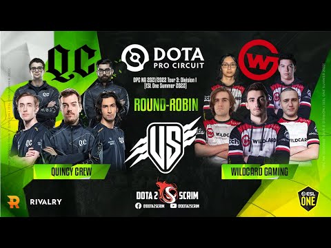 Quincy Crew vs Wildcard Gaming - DPC NA 2021/22 Tour 3: Division I - Round-Robin - BO3