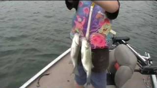 preview picture of video 'Kid Catches Two Fish at One Time'