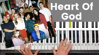 Heart Of God - Hillsong Young &amp; Free Piano Tutorial and Chords