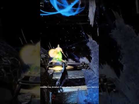 Mimir's funny Reaction When He Finds Out Kratos Is Zeus son. #shorts