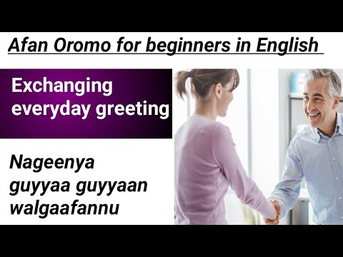 Learn afan oromo in English #oromic_for_beginners #barumsa_afaan_English fi Oromo #oromo_music