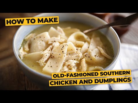 Southern Chicken and Dumplings Recipe