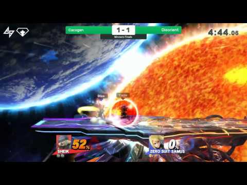 Emerald City I - Cacogen (Sheik) vs. Disorient (ZSS) - Smash 4 - Winners Finals