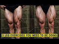 3 LEG EXERCISES YOU NEED TO BE DOING.