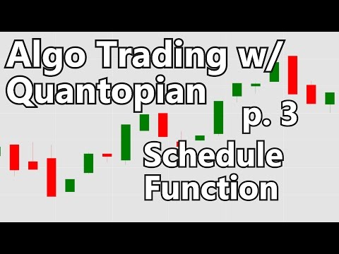 Schedule Function Algorithmic Trading with Python and Quantopian p 3