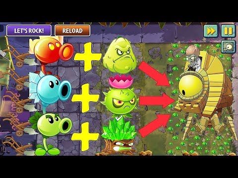 TOP Epic Combo Win 100% in Plants vs Zombies 2 BattleZ: Gameplay 2019