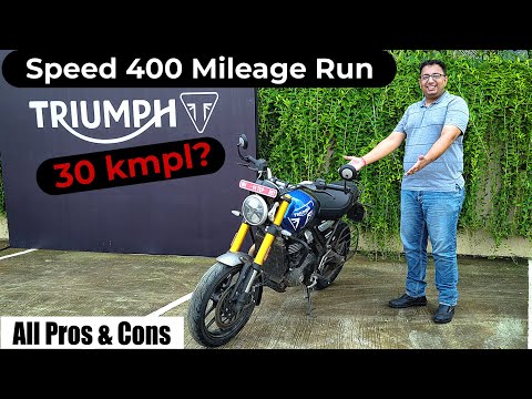   2023 Bajaj-Triumph Speed 400 Mileage Run|| Pros & Cons || Detailed Review