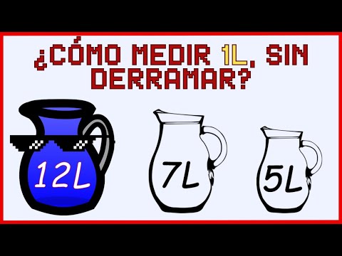 Can you get EXACTLY 1 liter without spilling ANYTHING?