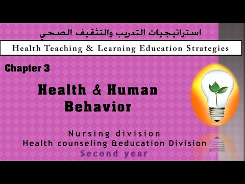 Teaching Learning Strategies Ch1 Health Education التثقيف الصحي