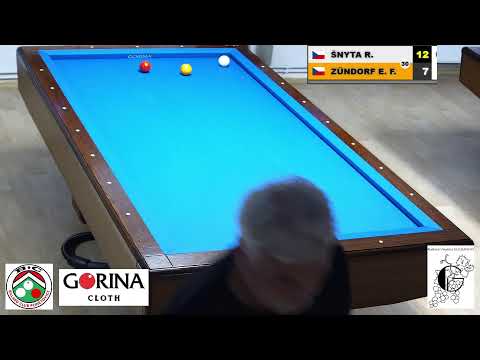 Czech league | 3-cushion | D2 | 1st round | Egbert Zündorf v Radek Šnyta