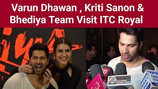Varun Dhawan , Kriti Sanon and Bhediya Team Visit ITC Royal in Kolkata | YourTimeDeal Kolkata News