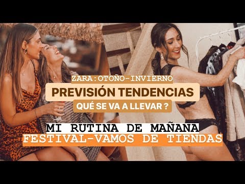 Moda: Previsión de tendencias ZARA otoño/invierno 2020: ¿Que se va a llevar?1 semana conmigo vlog