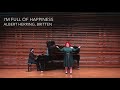 Kyrie Laybourn, Soprano — I’m full of happiness — Albert Herring, Britten