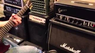 Video thumbnail for Garnet Pro 200 "super" amp . The Guess Who American Woman t by DiPinto Guitars