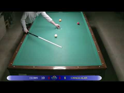 Lucca A. Vs Donati A. Sfida Biliardo 5 birilli Italiana.