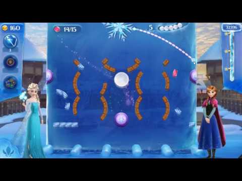 Frozen Free Fall: Icy Shot Level 16 - NO BOOSTERS ☃☃☃