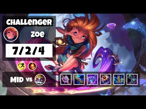 Zoe vs Heimerdinger BR Challenger MID (7/2/4) - v11.14