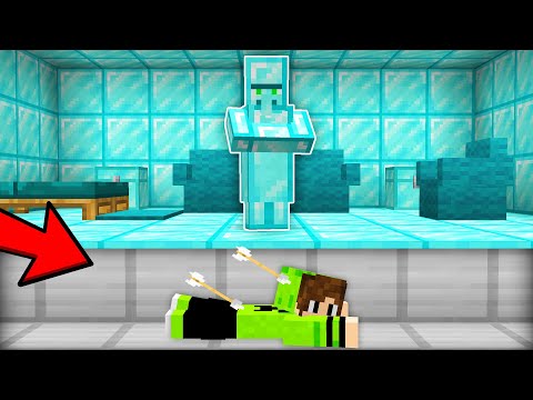 Stealing Diamonds from Rich Villager in Minecraft..
