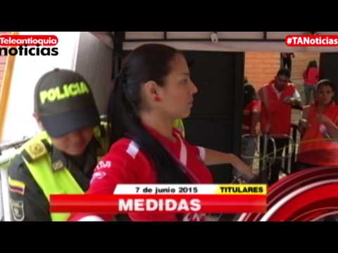 Titulares de Teleantioquia Noticias - domingo 7 de junio de 2015