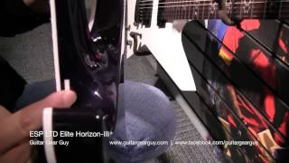 Video thumbnail for NAMM 2013 ESP LTD Elite Horizon III by Guitar Gear Guy