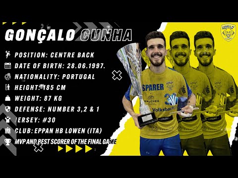Gonçalo Cunha - Middle Back - Eppan HB Lowen - Highlights - Handball - CV - 2022/23