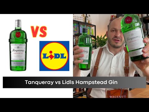 Tanqueray Gin vs billige LiDL Kopie