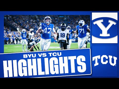 BYU vs TCU | FULL GAME HIGHLIGHTS | BYU FOOTBALL