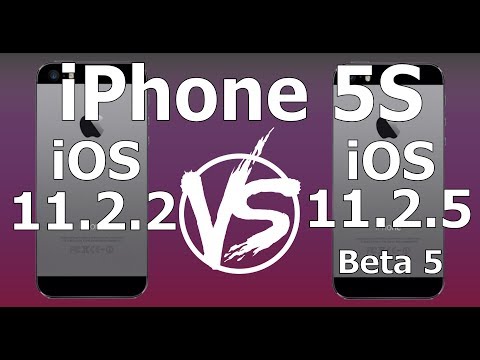 iPhone 5S : iOS 11.2.2 vs iOS 11.2.5 Beta 5 Build 15D5057a