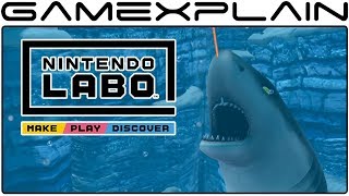 Nintendo Labo Fishing Gameplay! Can We Catch a Shark?