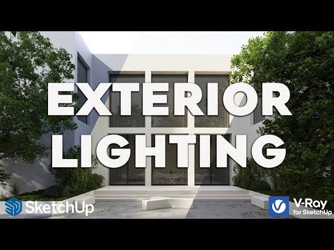 Exterior Lighting | The Only Tutorial You Need | V-Ray for SketchUp