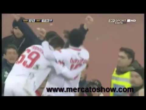 Bari 2 - 2 Inter Milan Hightlights 16/01/2010