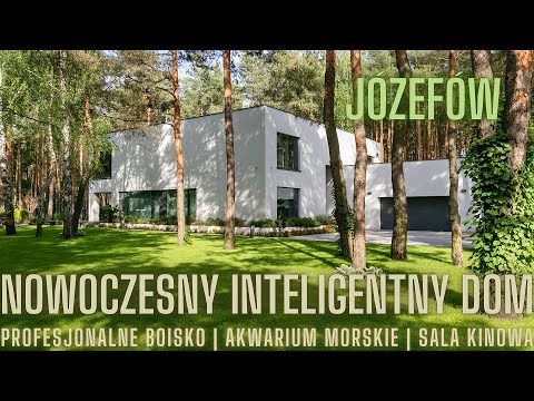 Nowoczesny, inteligentny dom na sprzedaż na leśnej działce w Józefowie