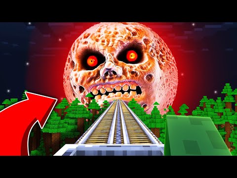 DIABOLO -  I'M GOING INSIDE THE SCARY MOON ON MINECRAFT!  🌑😨 I discover a terrifying demon…