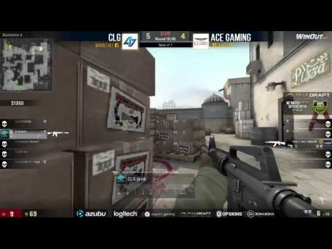 Tarik Insanely Smart 1 vs 3 Clutch - CLG vs ACE Gaming 05.09.15