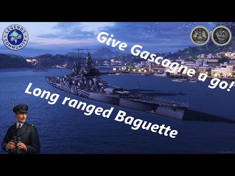 World of Warships Legends Is Gascogne any good?  #ships #wargaming #worldofwarshipslegends