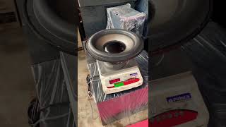 Heavy subwoofer weight testing/Siva Audio’s/