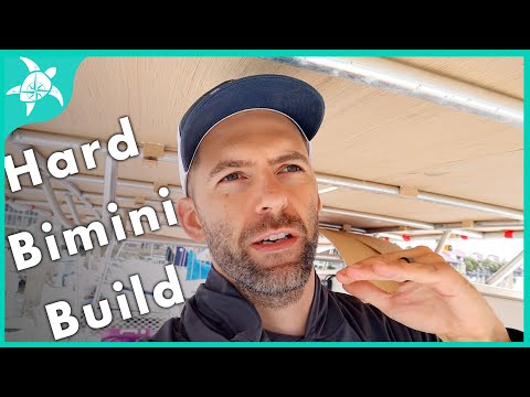 BUILDING a HARDTOP BIMINI for my CATAMARAN! Part 1