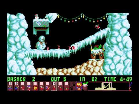 Xmas Lemmings 1992 Amiga